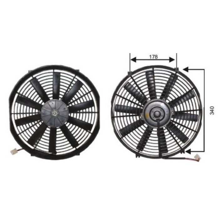 ÜNÜVERSAL FAN MOTORU  14 12V - DD-RFM1130