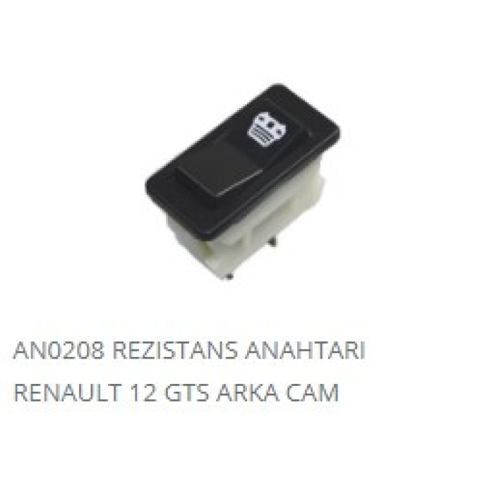 ARKA CAM REZISTANS ANAHTARI RENAULT R12 GTS-STW - DD-AN-0208