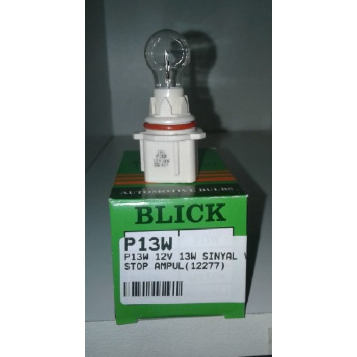 12V P13W SINYAL VE STOP AMPUL12277 - BLK-P13W