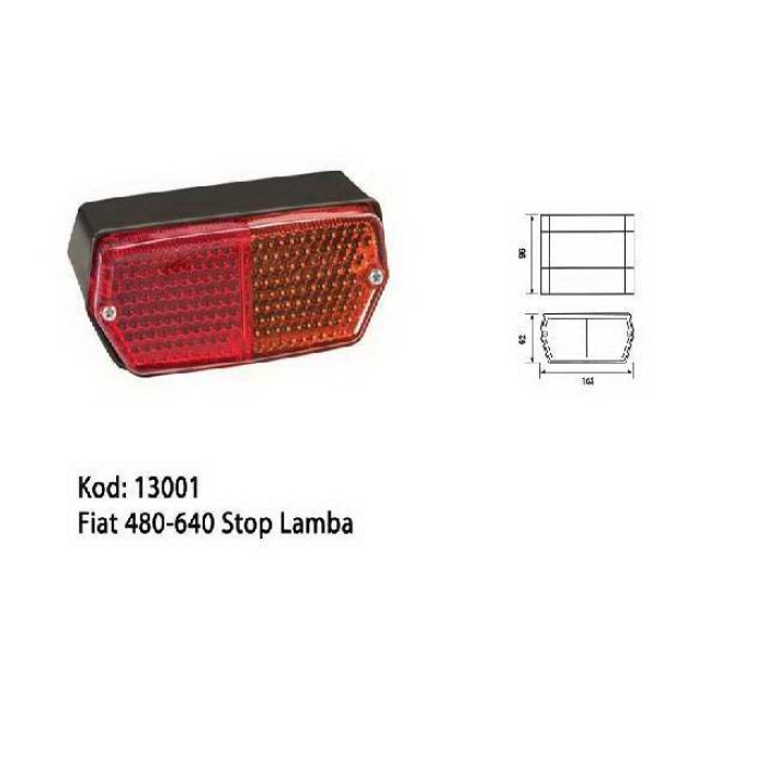 STOP LAMBA SAĞ FIAT TRAKTÖR YM 480-640 - 13001R