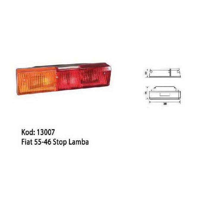 STOP LAMBA SOL FIAT 55-46 SOKETLI - 13007L