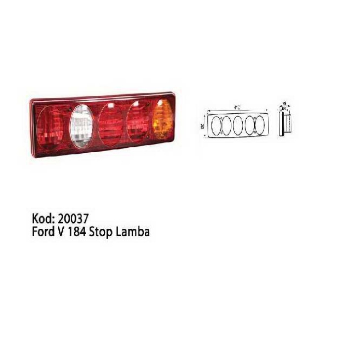 STOP LAMBA  2002 KABLOLU  TRANSIT V184 DAF 5 MERCEKLI - 20037