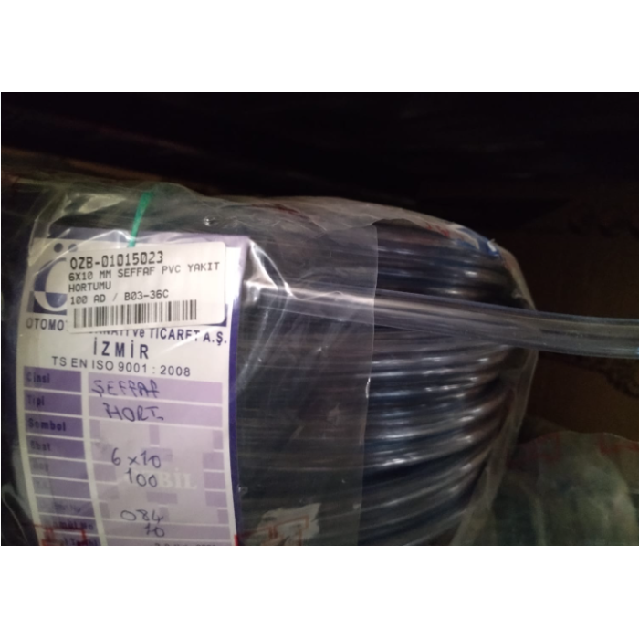 6X10 MM SEFFAF PVC YAKIT HORTUMU - OZB-01015023