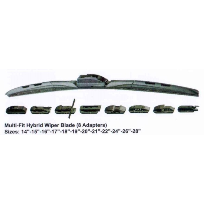 SILECEK SÜPÜRGESI 8 APARATLI HYBRID 430 MM 17 - S92817