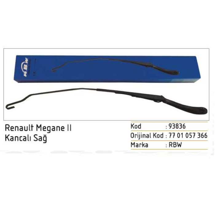 SILECEK KOLU AD RENAULT MEGANE II KANCALI SAĞ - S93836