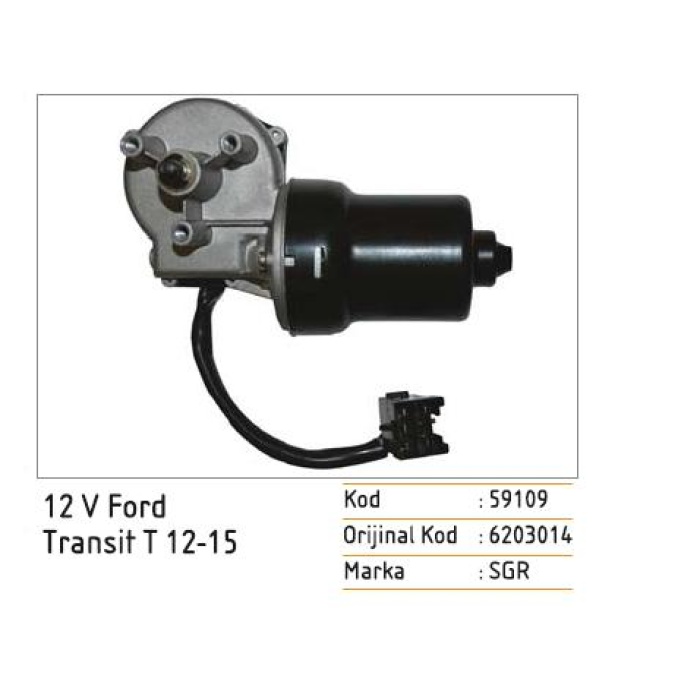 SILECEK MOTORU 12V FORT FORD TRANSIT T15 92-00 M8 CIVATA - S56109