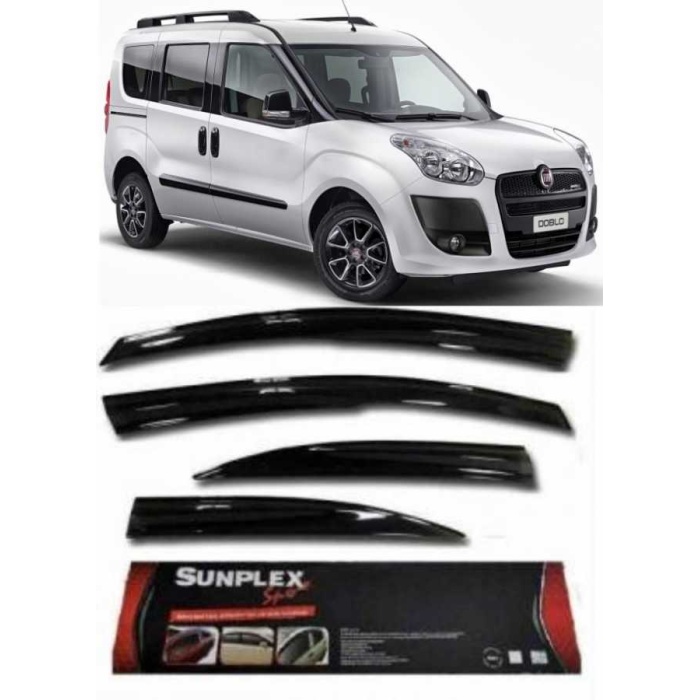 CAM RÜZGARLIĞI FIAT DOBLO II 2010-2017 ÖN-ARKA SPORT STYLE - SP-S-05