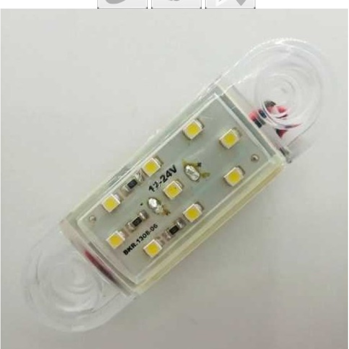 PARMAK LAMBA   GENIŞ TIP  9 LED - TAS.018-12V-BEYAZ