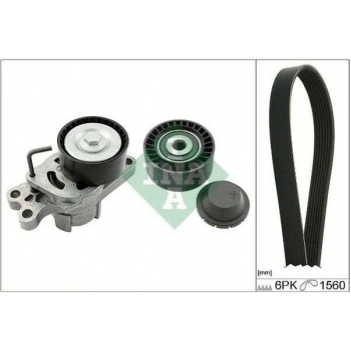 ALTERNATOR V KAYISI KITI 206 + T3E PLUS 1.4 8V 1.6 16V KLIMALI - INA 529010910