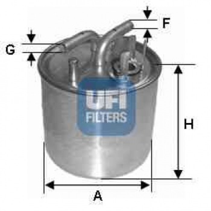 YAKIT FILTRESI OE-MAZOT AUDI A8 3.0 - 4.0 - 4.2 TDI QUATTRO 03-10 - UFI 24.002.00