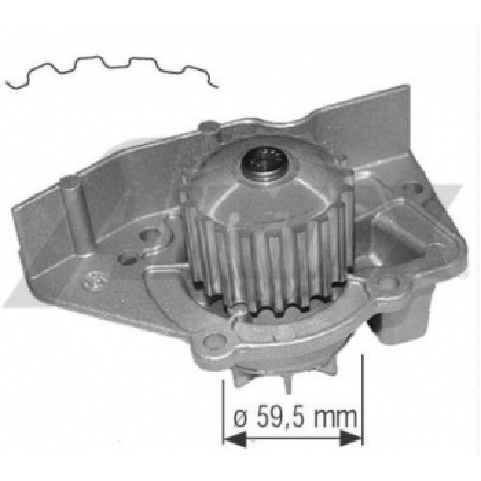 DEVIRDAIM SU POMPASI P306 YM XSARA P406 YM XU7JP4 1.8 16V - AIRTEX 1564