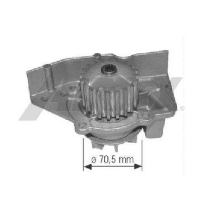 DEVIRDAIM SU POMPASI EXPERT JUMPY SCUDO P406 P306 XSARA P806 EVASION PARTNER BERLINGO XUD9 96 00 CAP70.5MM - AIRTEX 1579