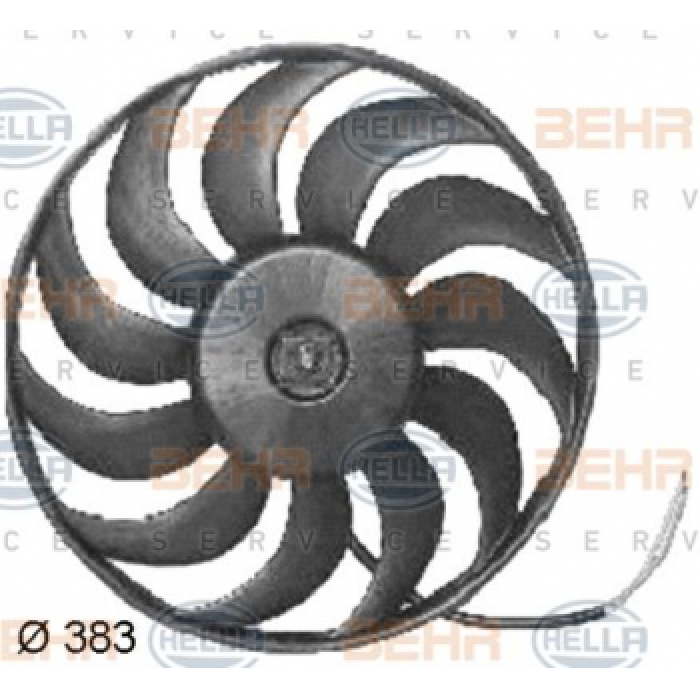 FAN MOTORU BUYUK OLAN 400W 383MM AUDI A6 05-11 BLB BNA BRE BRF BYK BDW - BEHR 8EW351034-781