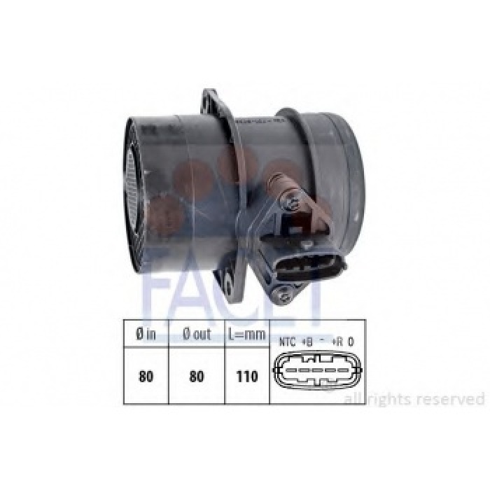 DEBIMETRE SENSORU STAREX CRDI 03- SORENTO 03- CRDI 140HP D4CB MOTOR DEBIMETRE - FACET 10.1266