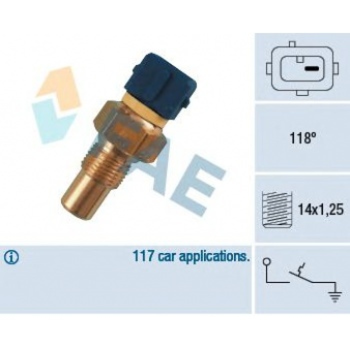 SU SICAKLIK MUSURU P106 P206 P205 P405 BX ZX AX C2 C3 TU3JP PARTNER II BERLINGO II C4 P307 C3 TU5JP4 1.6 16V P301 C ELYSEE P308 EC5 MOTOR SIL.KAPAKTAKI - FAE 35290