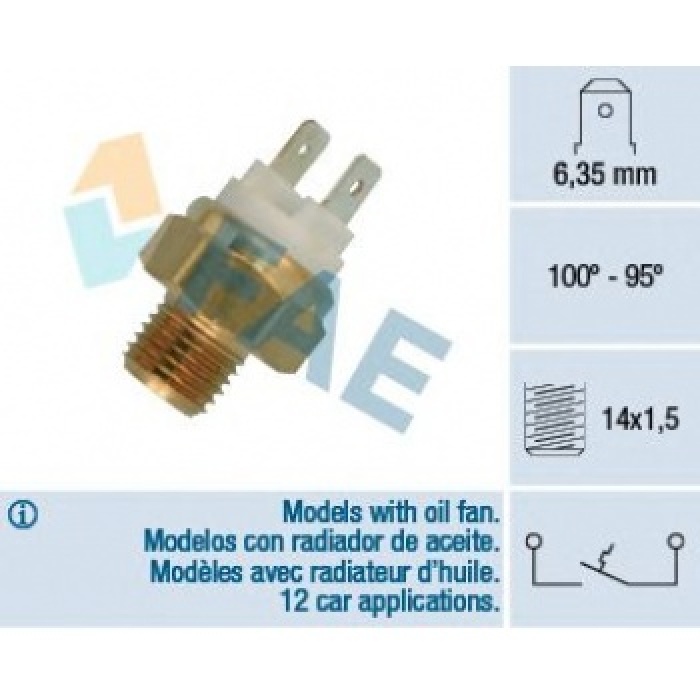 FAN MUSURU 100 - 95° TRAFIC VOLVO - FAE 36060