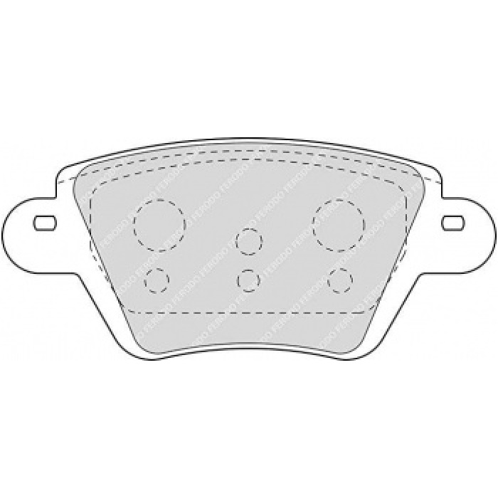 ARKA FREN BALATASI MONDEO III 00-04 JAGUAR X TYPE S TYPE XJ TYPE 03-09 - FERODO FDB1380