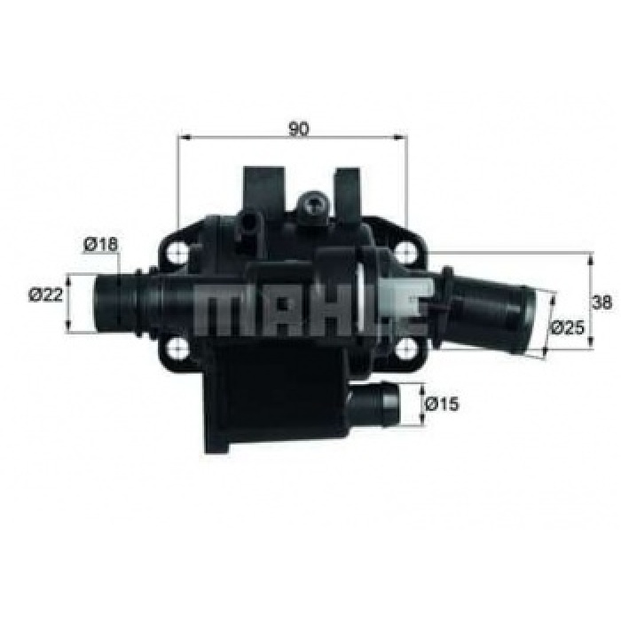 TERMOSTAT CITROEN-FORD-MAZDA - MAHLE TH4283