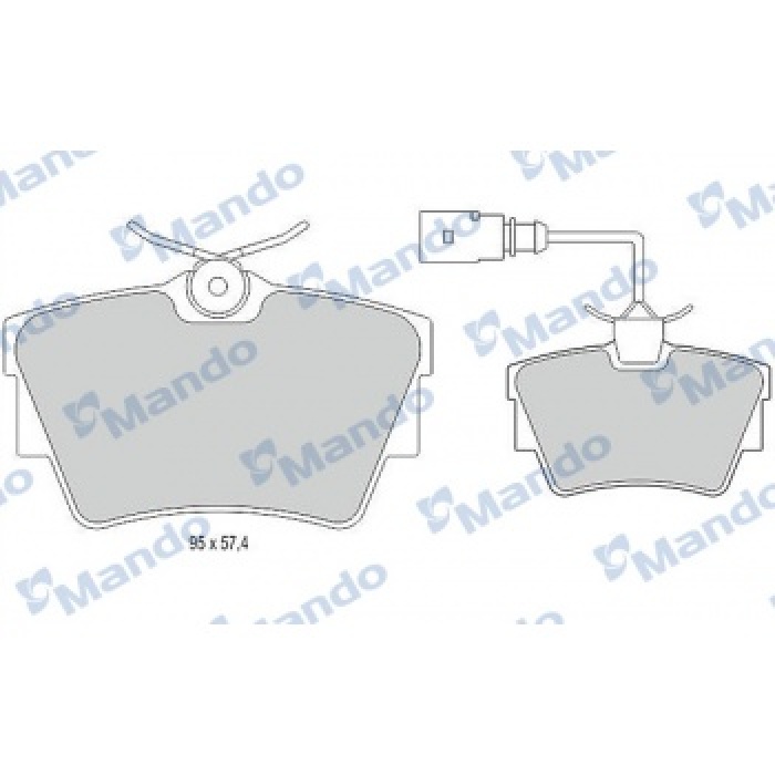 ARKA FREN BALATASI TRAFIC II III VIVARO 1.6DCI - 1.9 - 2.0 - MANDO MBF015023