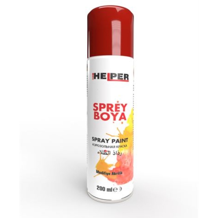 HELPER SPREY BOYA  RAL-3020 PARLAK KIRMIZI  200 ML - MXS HEB190960