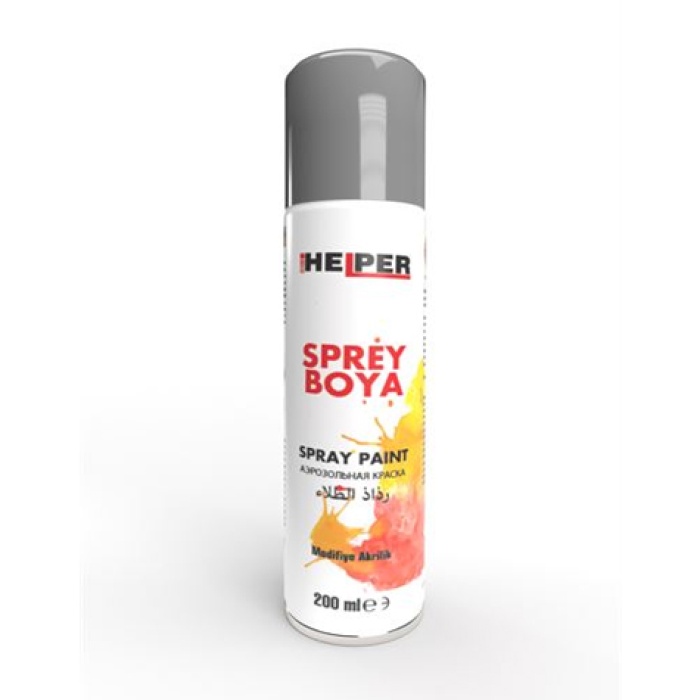 HELPER SPREY BOYA RAL 9006 METALIK GRI  200 ml - MXS HEB191107