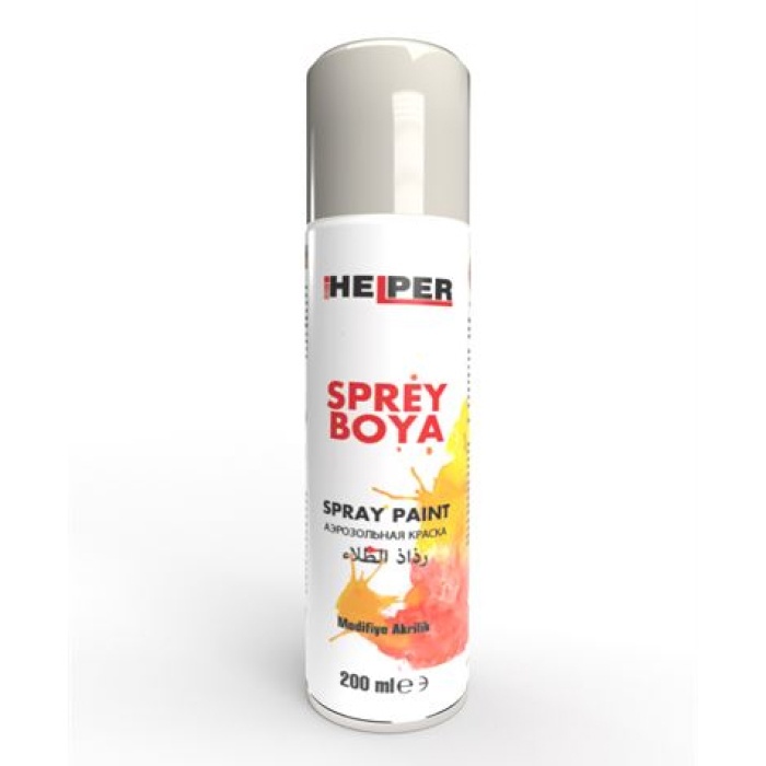 HELPER SPREY BOYA  RAL-9010 PARLAK BEYAZ   200 ML - MXS HEB191110