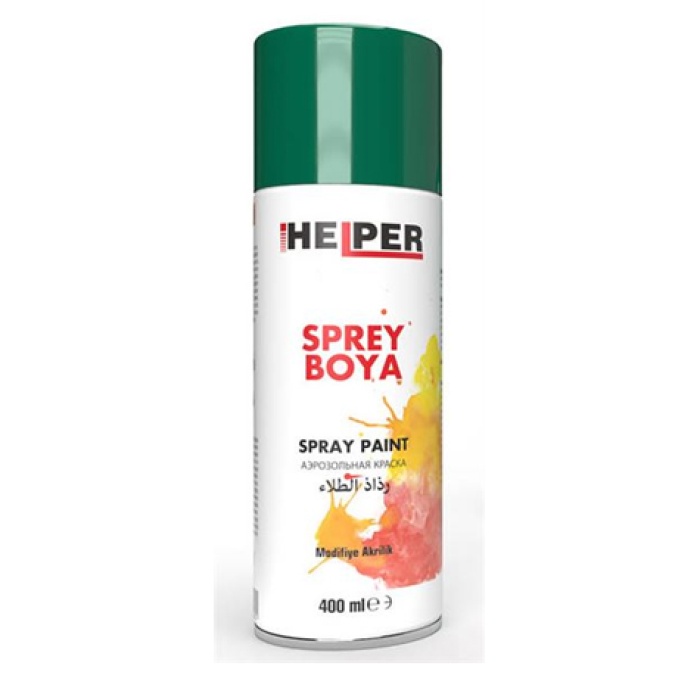 HELPER SPREY BOYA  RAL-6016 PARLAK YESIL   400 ML - MXS HLP190922