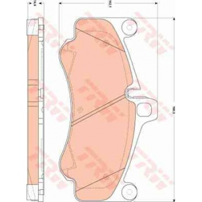 ON FREN BALATASI PORCHE 911 CABRIO 3.6 3.8 06-12 - TRW GDB1863