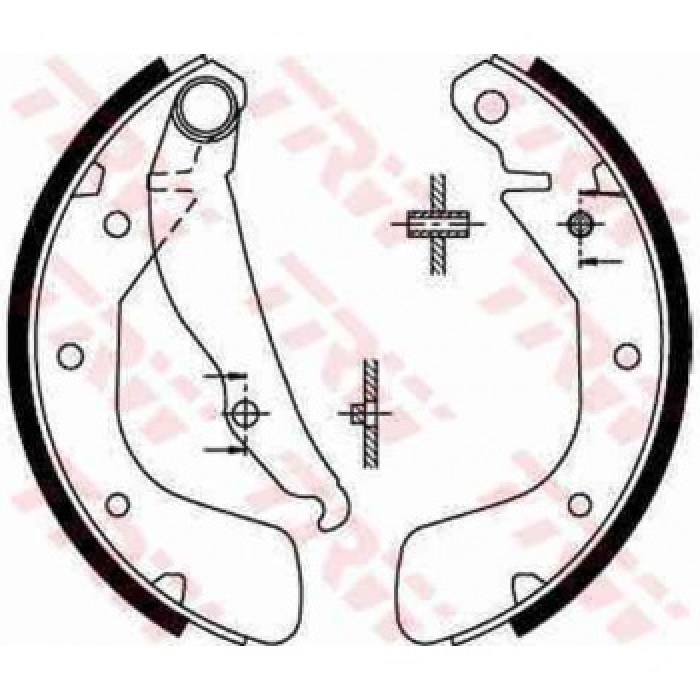 ARKA FREN BALATASI KALIN TIP ASTRA G - VECTRA A - ASTRA F - CORSA C - TRW GS8543