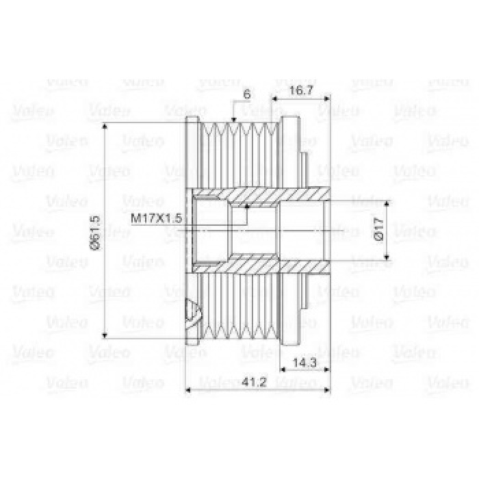 ALTERNATOR KASNAGI DOBLO PUNTO STILO 1.9JTD 01- VECTRA C 1.9CDTI 04- - VALEO 588009