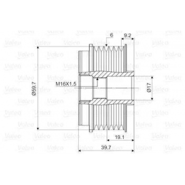 ALTERNATOR KASNAGI BILYALI COMBO 1.7 CDTI - VALEO 588021