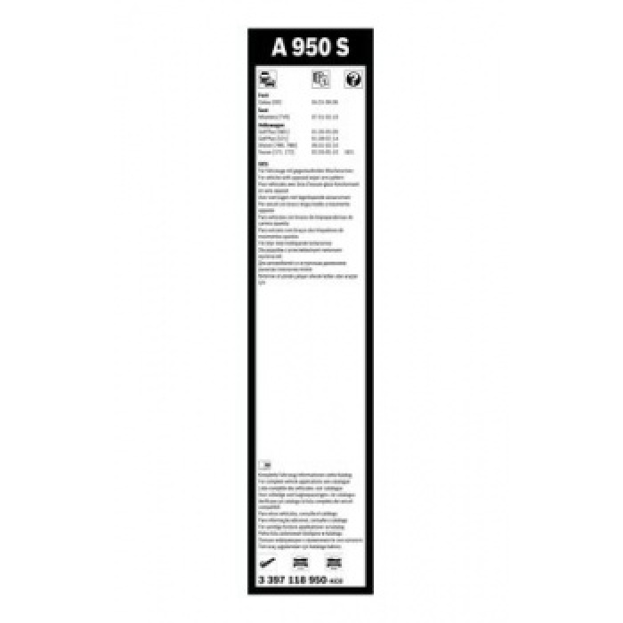 SILECEK SUPURGESI TAKIM AEROTWIN [700 - 700 MM] - BOSCH 3397118950