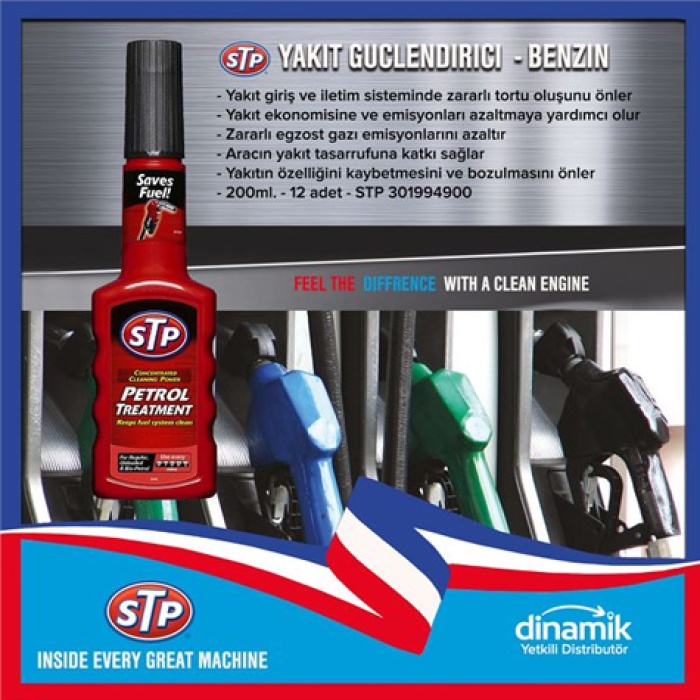 STP® PETROL TREATMENT. BENZINLI YAKIT KATKISI 200ML. - STP 301994900