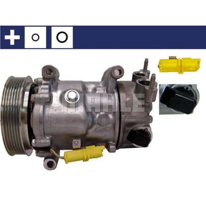 KLIMA KOMPRESORU BERLINGO C3 C4 I PEUGEOT 207 307 308 508 1.4HDI 1.6H - MAHLE ACP 14 000S