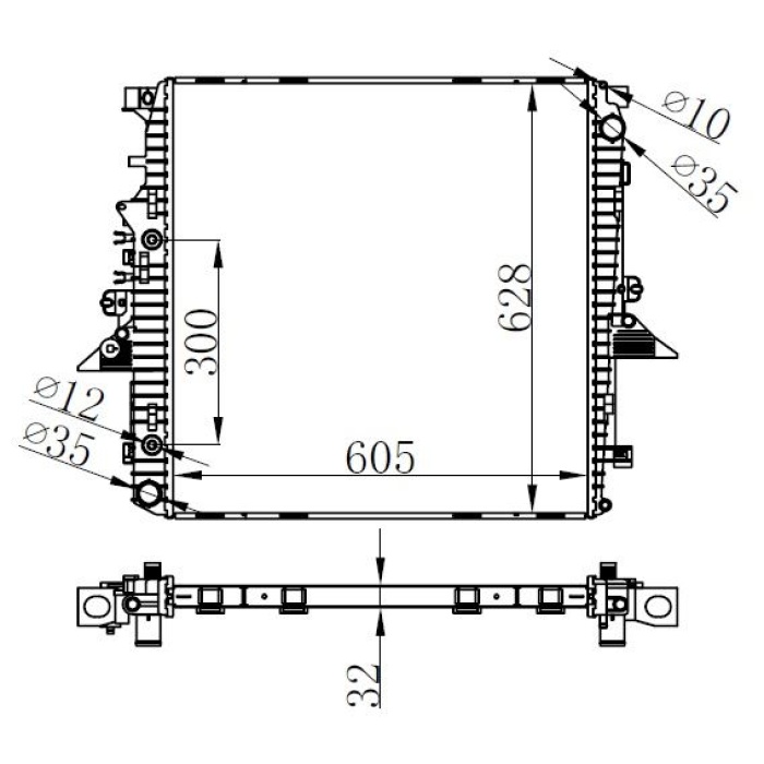 MOTOR RADYATORU - ORIS BRO019032