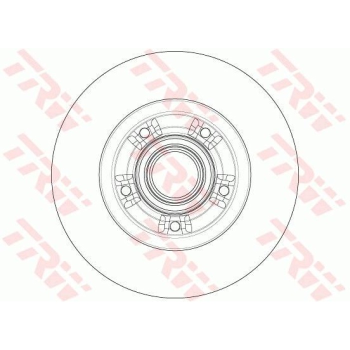 ARKA FREN AYNASI ABS SENSOR HALKASI ILE SCENIC III GRAND SCENIC JZ0-1 1.2 TCE-1.4-1.5DCI-1.6DCI-1.9D - TRW DF6203BS