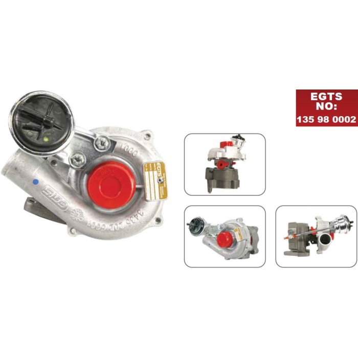 TURBO KOMPLE RENAULT MEGANE II-SCENIC II 03- CLIO II  01- KANGOO 02- NISSAN ALMERA MICRA 03- 1.5 K9K - GTS-135980002