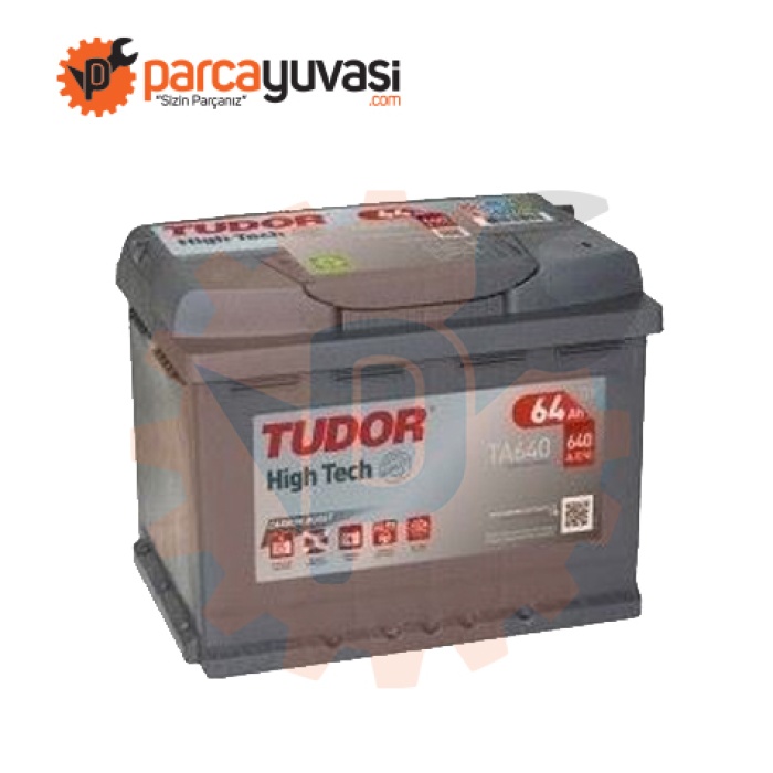 AKU 12V 64 AH 640A L02 242×175×190 HIGH TECH CARBON BOOST 2.0 HIZLI ŞARJ - TUDOR TA640