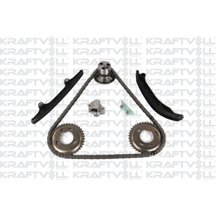 EKSANTRIK ZINCIR SETI KOMPLE BOXER III JUMPER III 22DT PUMA 2.2HDI 16V  130HP 140HP TRANSIT V347  2.2 TDCI 06-14 CUSTOM V362 11-16 2.2 TDCI  EKSANTRIK DISLI+KRANK DISLI  DAHIL  - KRAFTVOLL 12100061