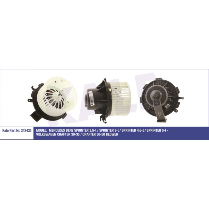 KALORIFER MOTORU BLOWER 12V MERCEDES BENZ SPRINTER  VW CRAFTER 30-35-CRAFTER 30-50 - KL343435