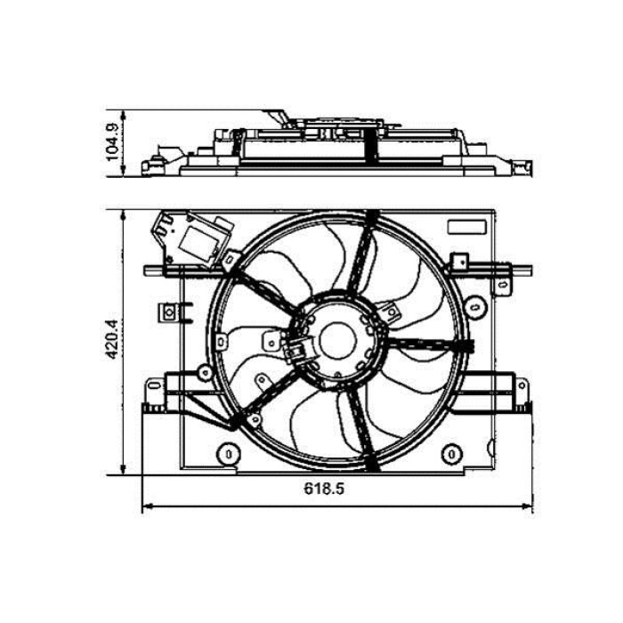 FAN RADYATORU - ORIS FDC385000