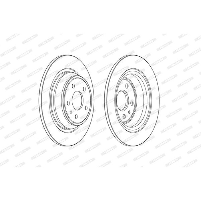 ARKA DISK AYNA YENI KASA MONDEO V 14- - FERODO DDF2338C
