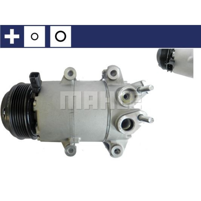 KLIMA KOMPRESOR FORD B MAX 1.4 FIESTA 1.5 1.6TDCI 08- FOCUS III 12-  [6PK V KAYIS KASNAGI] [108mm] - MAHLE ACP 1185 000S
