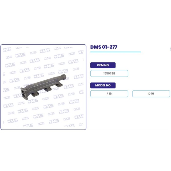 EGZOZ MANIFOLDU ORTA E.M. VOLVO TRUCK FH16 D16 - DEMOSAN 01-277
