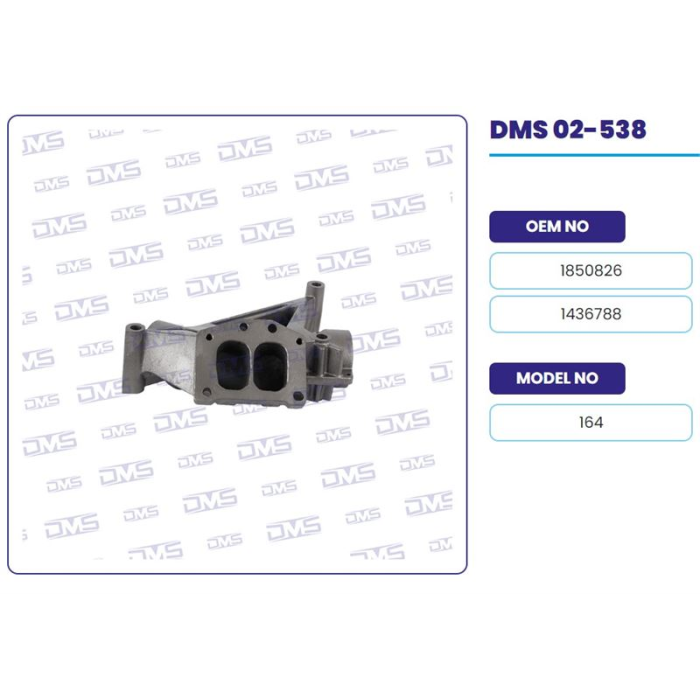 EGZOZ MANIFOLDU ORTA SCANIA P G R T 164  DC16 - DEMOSAN 02-538