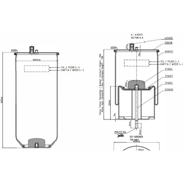 Komple Körük - FITTECH F10.4912.C10