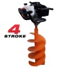 Tomking EA144P Çift Helezonlu 4 Zamanlı Toprak Burgu Makinası 300 mm 4 Hp