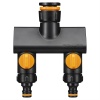 Fiskars 1070577 İkiz Musluk Bağlantı Aparatı (21mm/26,5mm/33,3mm)