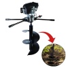 Gardenpro Ağır Hizmet Toprak Burgu Makinası 6.5 Hp 400 mm