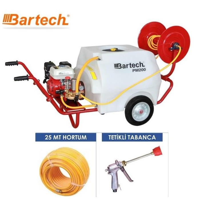 Bartech PM200 Benzinli İlaçlama Makinası Hediyeli